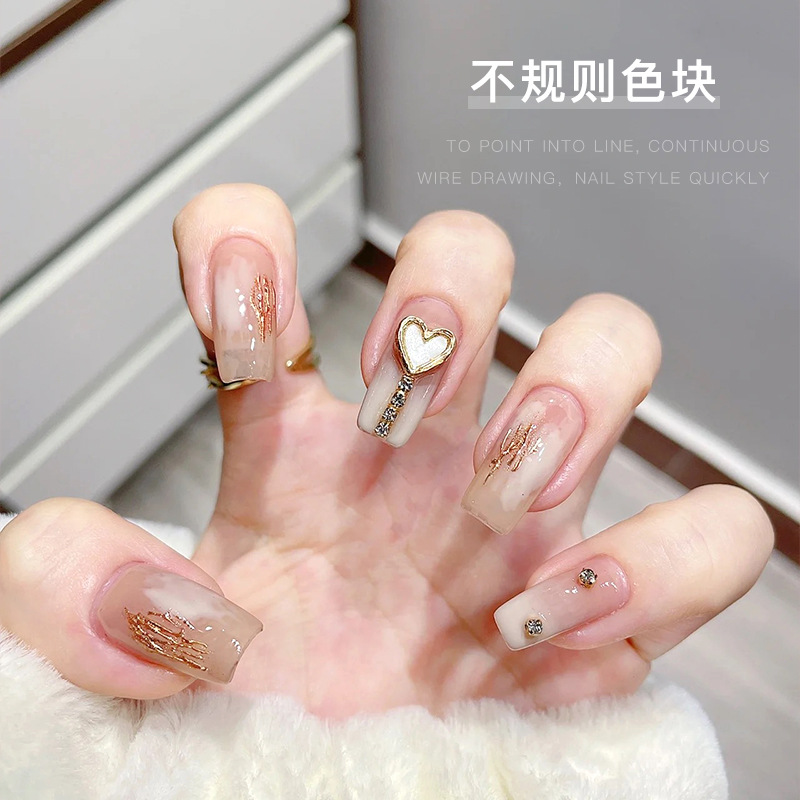 Suministro directo transfronterizo semisólido dibujo de alambre pegamento de modelado aurora polvo de hadas frotar pegamento de polvo lavable borde micro grabado pegamento de diamante adhesivo