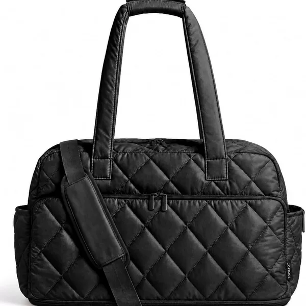 Diamond Quilted Travel Large-Capacity Storage Bag, Travel Bag, Multi-Functional Cross-Body Casual Fashion Mother-And-Child Travel Bag
