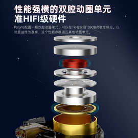 Polaris 北极星 可调节动圈入耳式耳机hifi发烧监听 新款