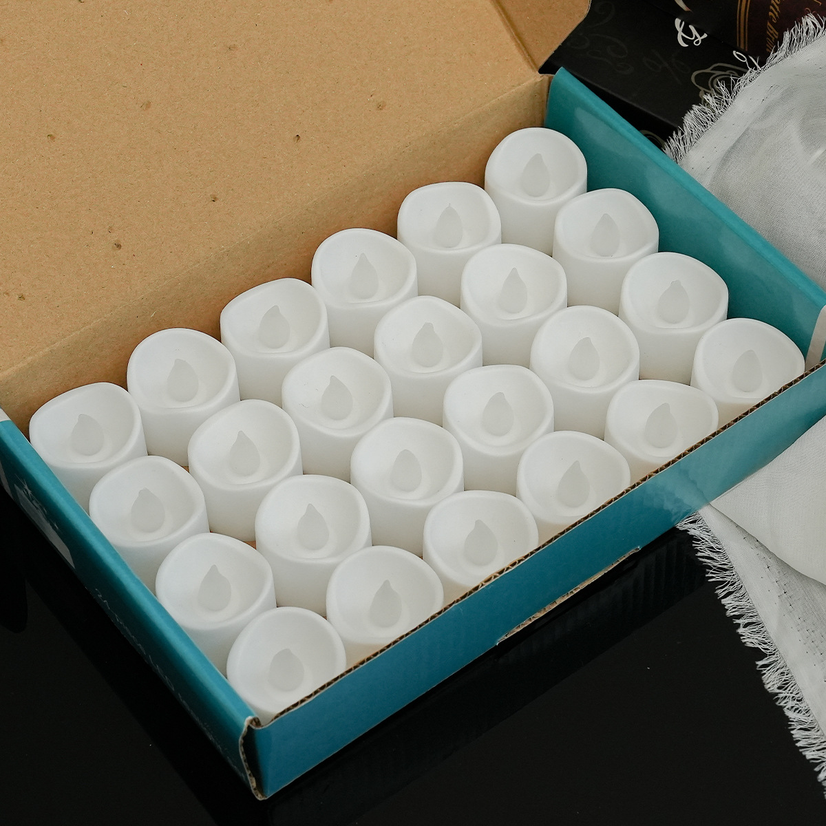 LED lámpara de vela electrónica romántica propuesta de matrimonio diseño creativo de cumpleaños amor escenas en forma de corazón accesorios luces decorativas de Navidad