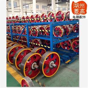 Special Guide Wheel for Elevator Accessories Car Top/Counterweight Reverse Rope Wheel Universal Wheel Bearing 6312 Shaft Φ60 Manufacturers