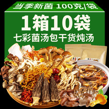 七彩菌汤包云南特产羊肚菌虫草花冬季滋补菇类干货菌菇包炖汤食材