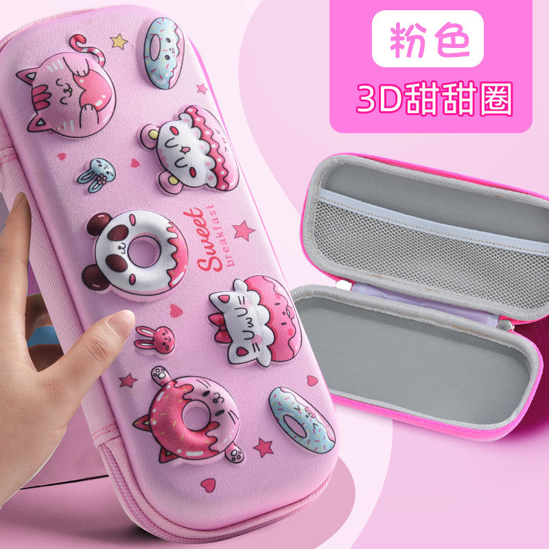 Nuevo estuche para lápices EVA 3D caja de papelería creativa dibujos animados para estudiantes de escuela primaria caja de lápices para niños regalos para niños transfronterizos