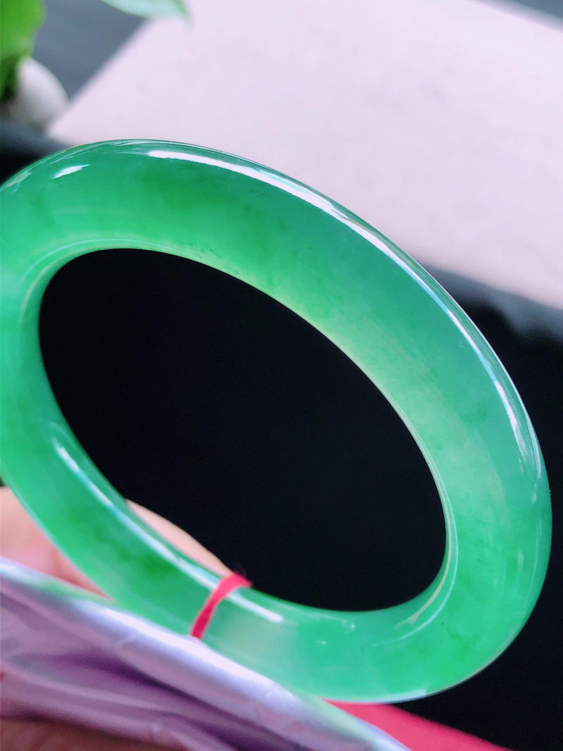 Natural Burmese Type A Jadeite Bracelet Jade Bangle_voghion.com