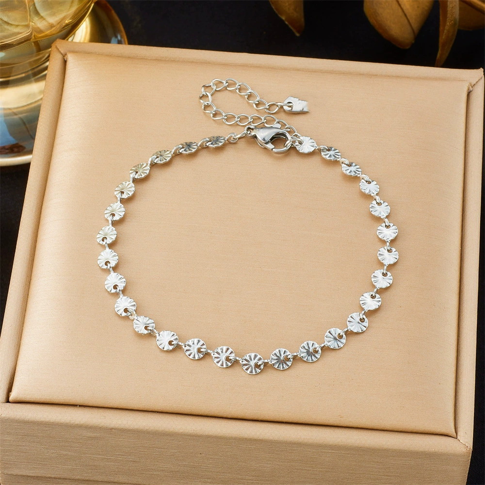 【5461】스틸 컬러 팔찌