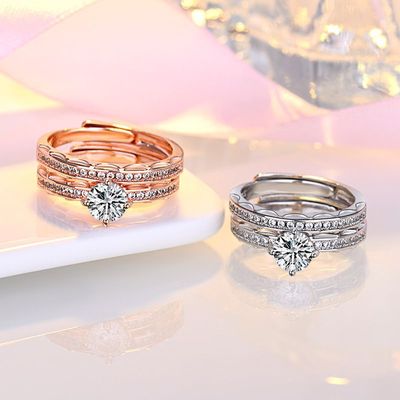 Europe and America Retro temperament combination Ring Fashion models ins Ring A generation of fat