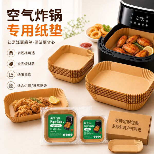 New air fryer special paper 5l cross-border special supply…