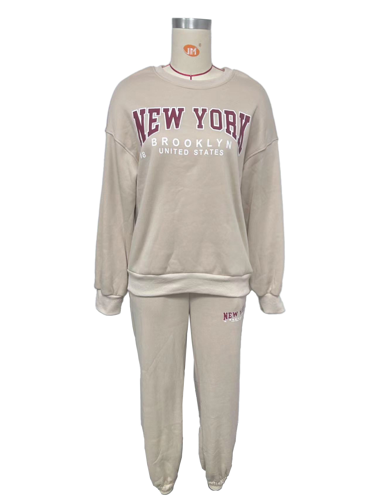 630g Weight Long Sleeve Sleeve Length Polyester Fabric Type Sweatshirt Sets, Pants Sets Sets Type 2 Pieces Set Quantity Women's Hoodies Sets Long Sleeve Printing Casual Letter
