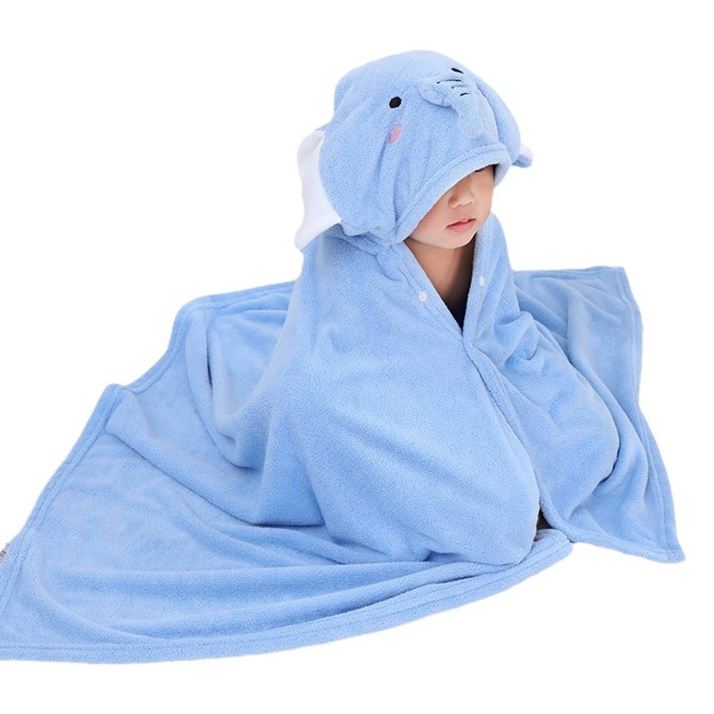 Коралловое бархатное детское банное полотенце оптом халат мыс детское полотенце для купания мягкое впитывание воды и быстрое сушение фабрики Gaoang