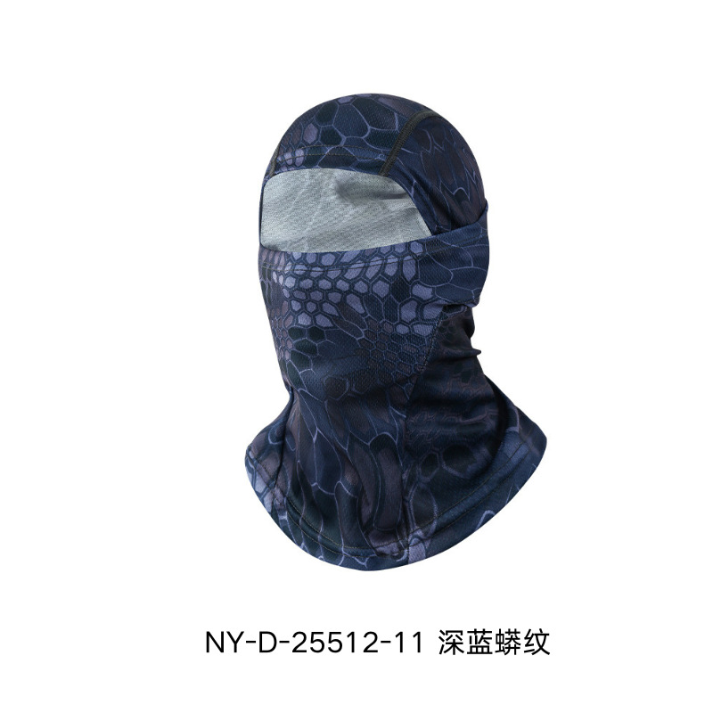 Máscara de ciclismo al aire libre, pasamontañas, protector solar, tácticas de secado rápido, máscara, protección deportiva, casco, sombrero de tigre volador
