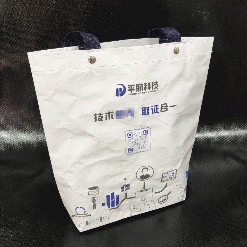 特卫强杜邦纸袋 指定图案 磁吸扣北欧风 购物袋 休闲手提袋