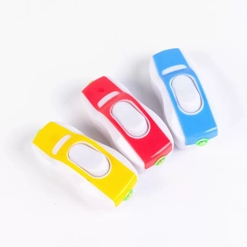 塑料多彩手捏床头开关船型单控开关接线按钮翘板厂家批发