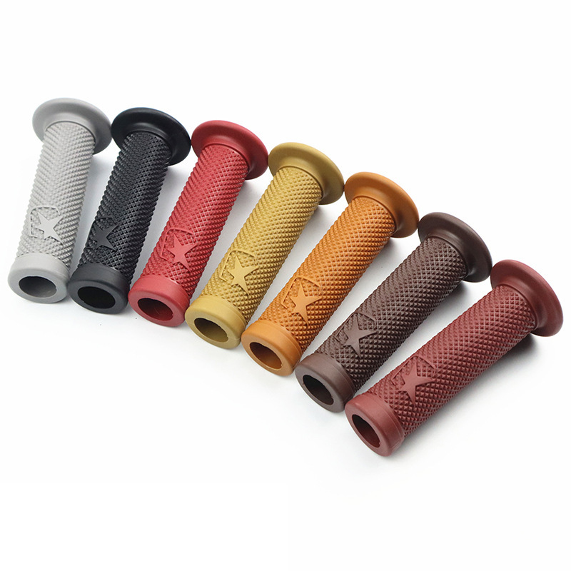 Motorcycle Handlebar Rubber Sleeve, Motorcycle Off-Road Vehicle, Street Car, Sports Car Modification Accessories, Throttle Grip Rubber Sleeve, Non-Slip and Wear-Resistant