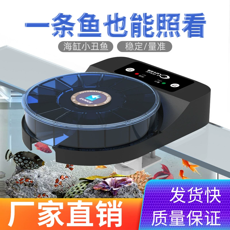 Автоматическая кормушка по времени количественная кормушка для рыб маленькие декоративные креветки порошок золотой рыбки кормушка для мелких частиц аквариум