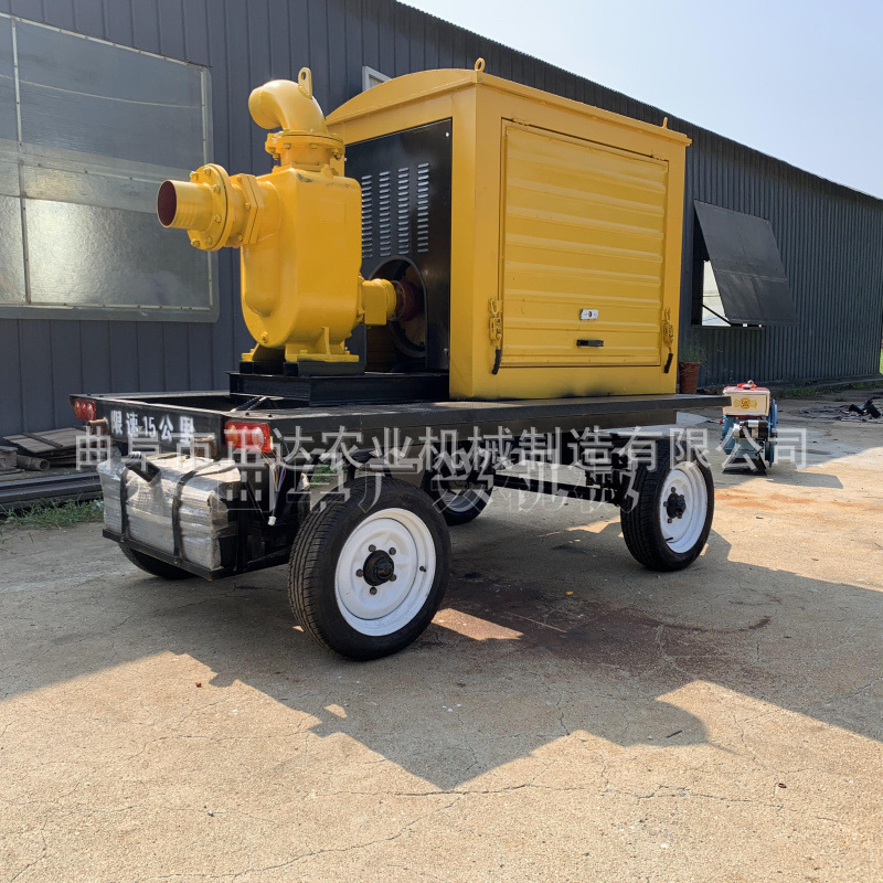 300立方柴油防汛排涝移动泵车  多用途移动柴油水泵 永磁防汛泵