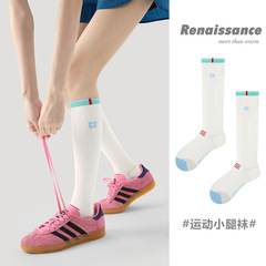 Renaissanceスポーツプレッシャーソックスフィットネスランニングバドミントンテニスストレッチソックスレディース夏痩せふくらはぎソックス