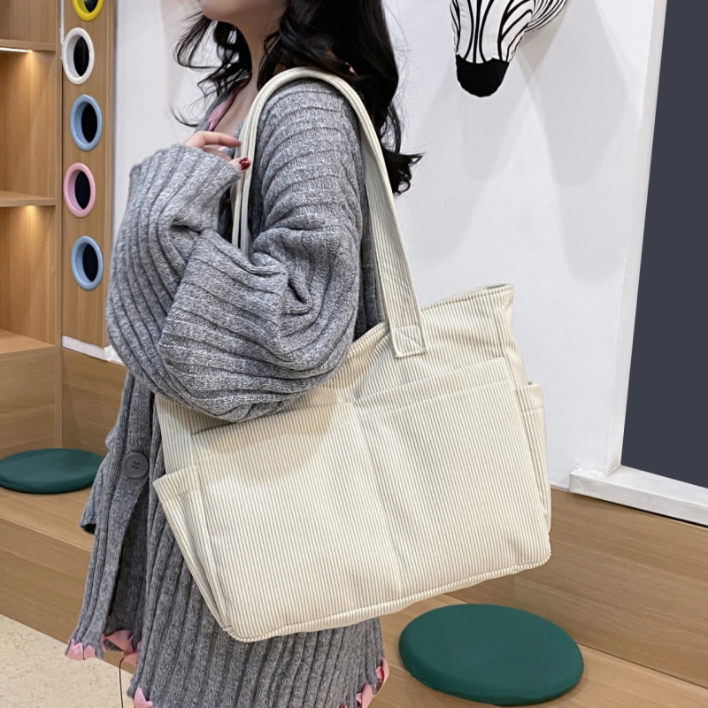 跨境厚款女包休闲大容量秋季新款腋下托特包上班通勤单肩包批发|undefined