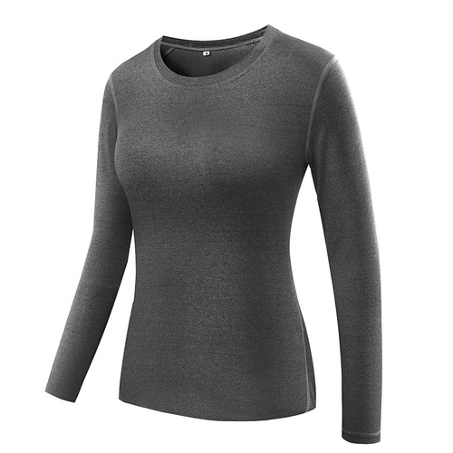 Pro Women's Elastic Long-Sleeve Running T-Shirt, Quick-Dry Slimming Basketball Yoga Fitness Top F8019