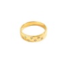 Design fashionable ring stainless steel, golden accessory for beloved, wholesale