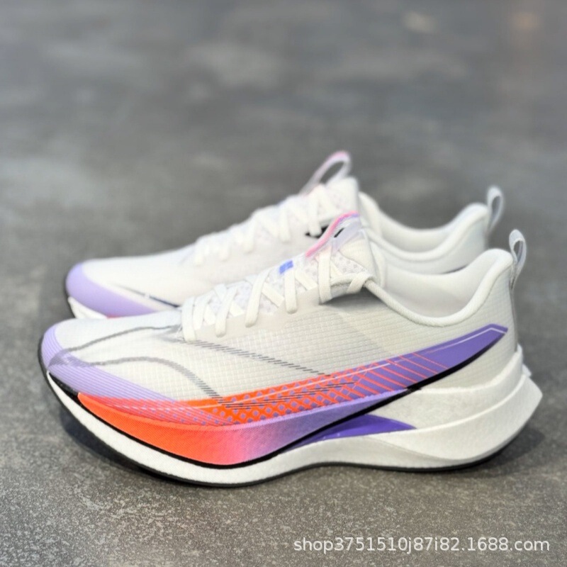 Spring and Autumn Models of Red Rabbit 9Pro Running Shoes for Children, Carbon Plate Anti-Twist Student Running Shoes, Shock-Absorbing Breathable Racing Sports Shoes