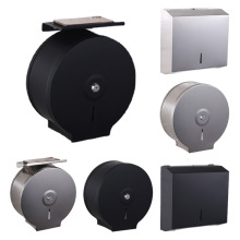 不锈钢304大盘擦手大卷纸巾盒酒店卫生间公共厕所宾馆圆形卷纸架