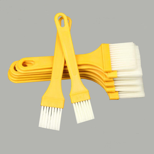 Factory direct sales wholesale high-quality PET hair food grade barbecue oil brush high temperature resistant kitchen cake cream white brush