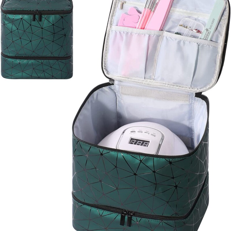 Amazon Nail Polish Storage Bag, Nail Lamp Tote Bag, Can Hold 30 Nail Polish Slots, Customizable Amazon Nail Polish Storage Bag, Nail Lamp Tote Bag, Can Hold 30 Nail Polish Slots, Customizable