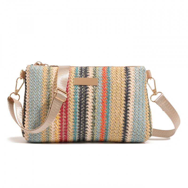 2025 nueva bolsa de tejido de alta gama bolsas de mujer con cremallera bolsas cerradas bolsas cuadradas pequeñas bolsas de moda de hombro image 8
