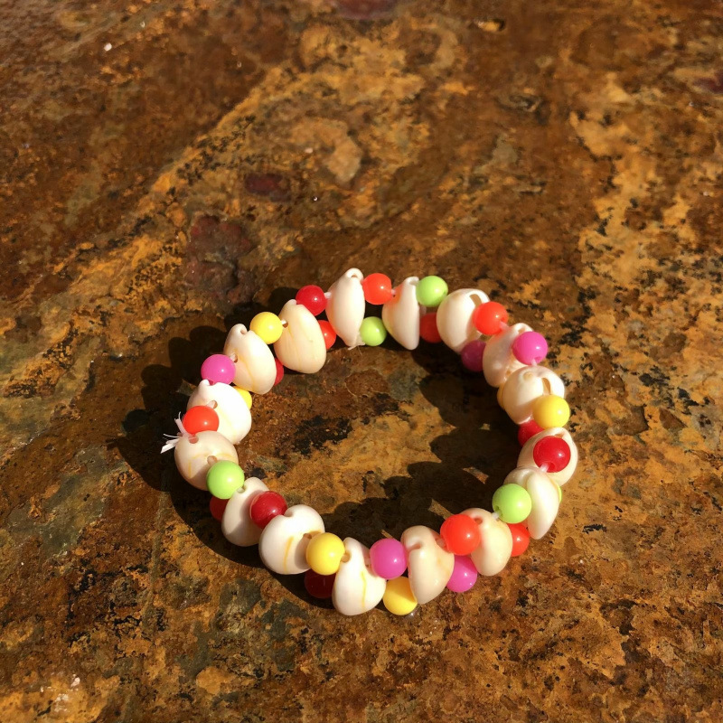 Conchas naturales conchas pulseras collares diy fresco versátil joyería correa de mano tienda artesanía característica fuente