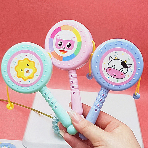 Baby Toys Cartoon Rattle 0-3 Years Old Kindergarten Baby Early Education Hand Bell Shaker Wholesale Children's Toys 