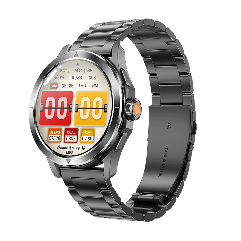 Reloj inteligente S4 Ultra con Bluetooth, detección de frecuencia cardíaca, presión arterial, oxígeno en sangre y temperatura corporal. Reloj multifunción._voghion.com