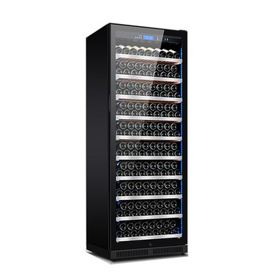 批发恒温恒湿红酒柜实木层架红酒柜子大容量冷藏展示柜葡萄酒酒柜|ms