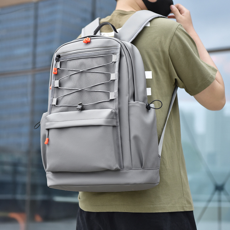 New Men's Backpack with Large Capacity, Trendy and Casual Outdoor Travel Bag, Lightweight and Stress Reducing Student Backpack, Computer Bag_voghion.com