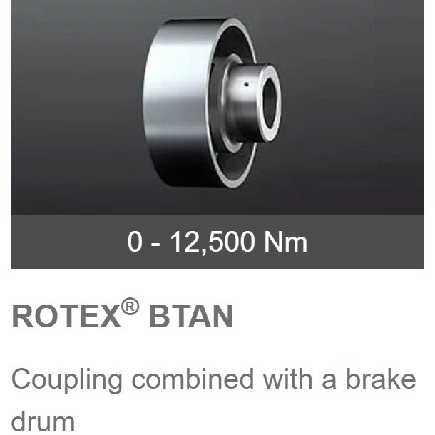 德国KTR-ROTEX-BTAN型带刹车轮梅花联轴器Coupling combined with