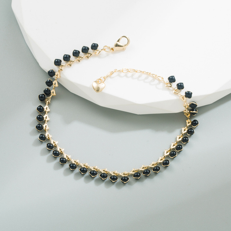 Fashion Solid Color Copper Bracelets Enamel Copper Bracelets