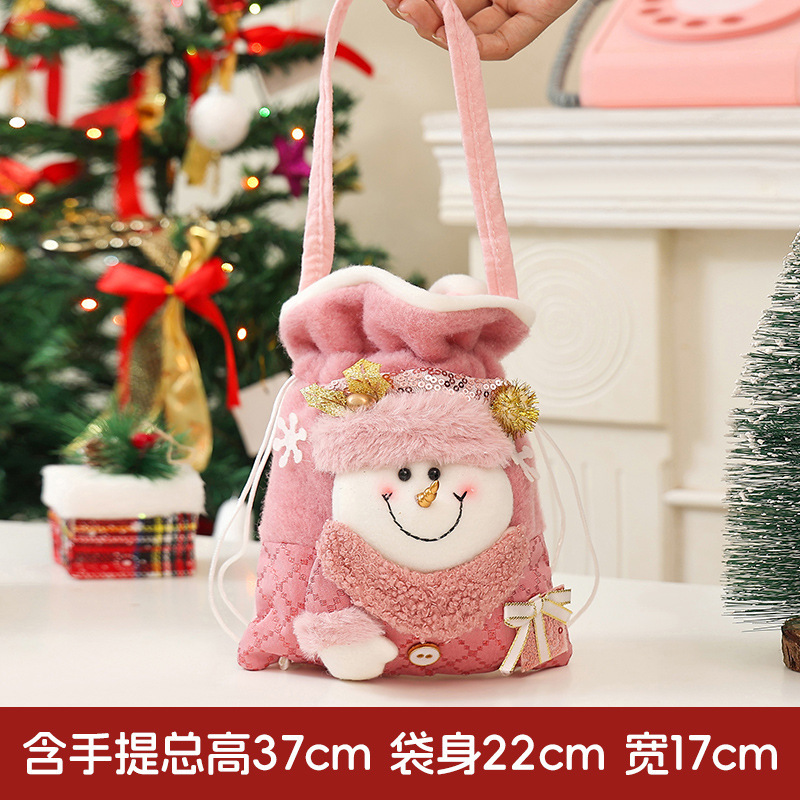 新しいクリスマス装飾プレゼント袋クリスマスキャンディギフトバッグ平安夜口手提げリンゴ袋卸売り|undefined