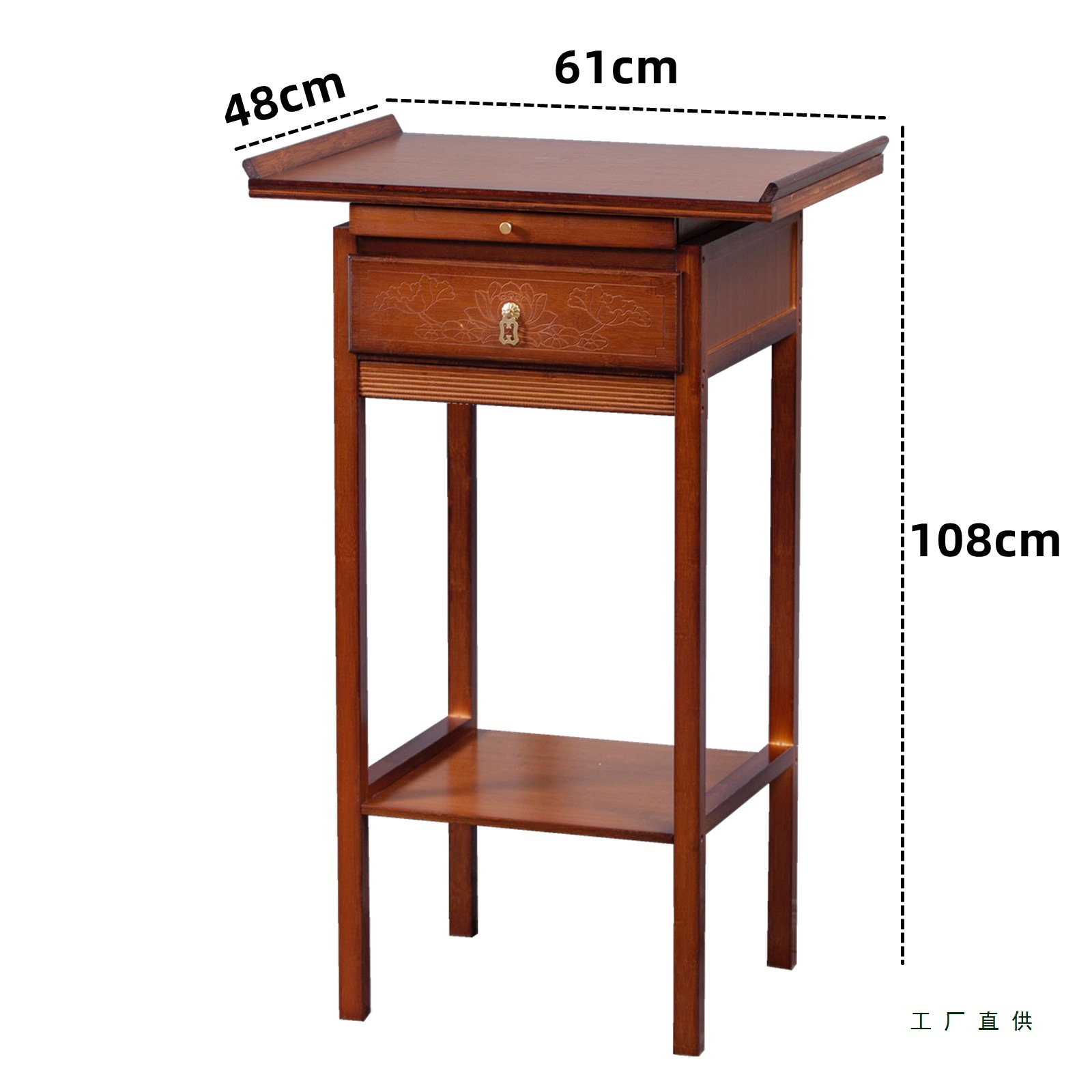 Modern Minimalist Home Altar Table for Offering Incense, Widened for Household Use, Featuring Guan Gong and God of Wealth Statues, Small Buddhist Shrine, and Entrance Cabinet