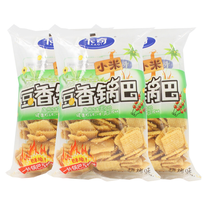 卡奇小米豆香锅巴240g*5袋香辣烧烤香甜口味休闲零食膨化食品产|undefined