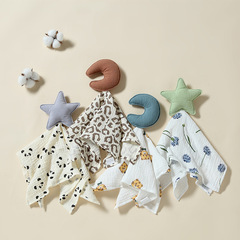 Baby soothing blanket made of pure cotton gauze—safe for chewing, perfect for naptime cuddles and bedtime comfort!