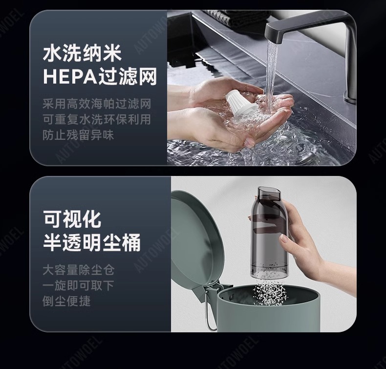 Wireless Vacuum Cleaner Household Car Large Suction Vacuum Cleaner Handheld Small Three-in-One Dust Blower Pet Hair Suction