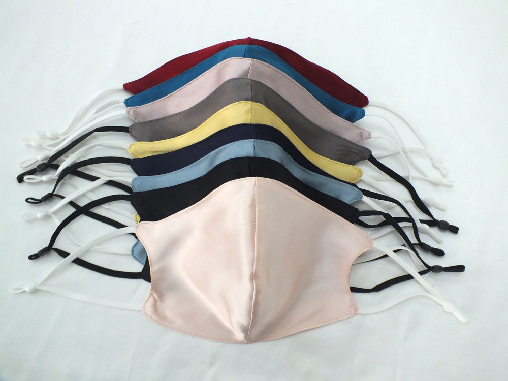 Adult 100 mulberry silk wholesale cross-border new adjustable size dustproof silk holiday gift