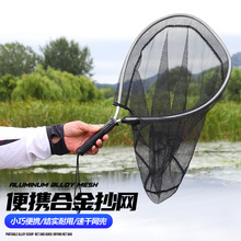 太宇飞钓抄网微物路亚抄网铝合金捞鱼网鳟鱼抄网迷你手抄网小渔网