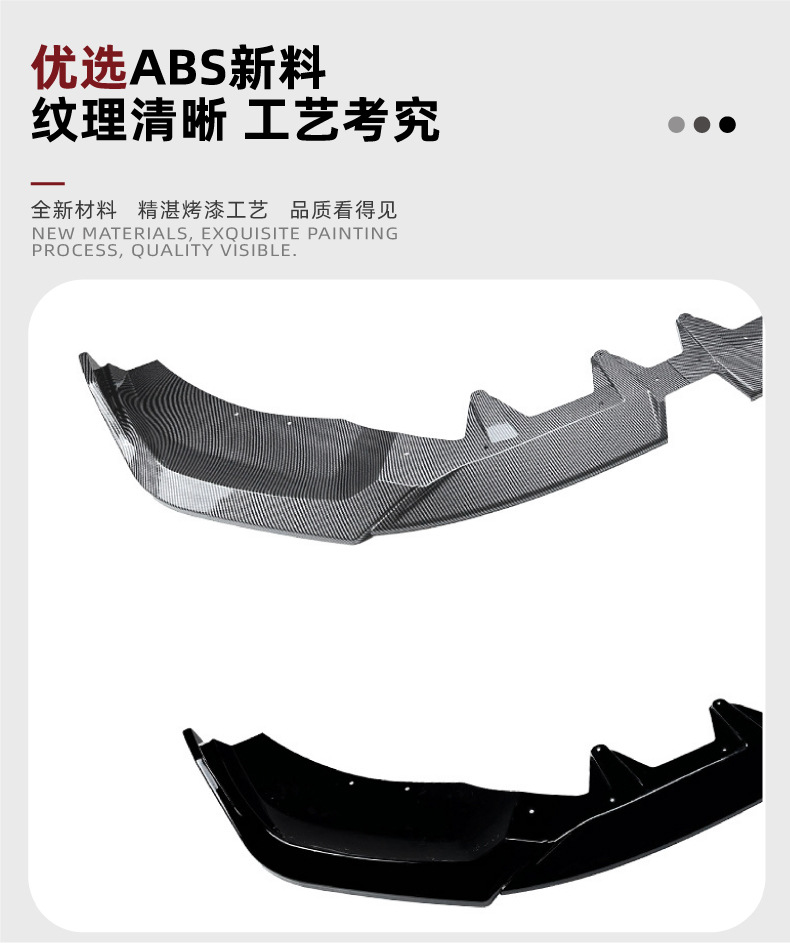 Suitable for Bmw 5 Series Bmw G60 G61 2024+ I5 m Sport Mp Front Lip Front Spoiler Exterior Modification