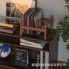 亚马逊黑胶唱片摆件杂志架音乐餐厅创意墙面壁装饰办公桌收纳架