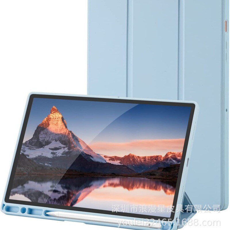 Suitable for Samsung Galaxy Tab A8 Tablet Protective Case with Pen Slot on the Back, Silicone Full-Cover Anti-Drop Protection for A11/S9