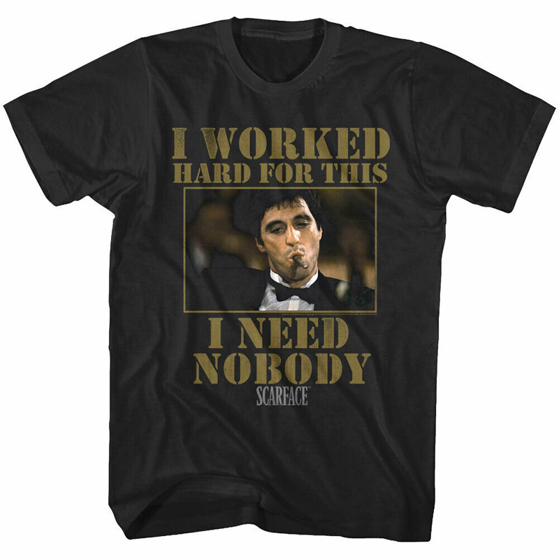 Scarface Tony MontanaT-Shirt Movie Co-Name Scarface Pacino Men's T-Shirt