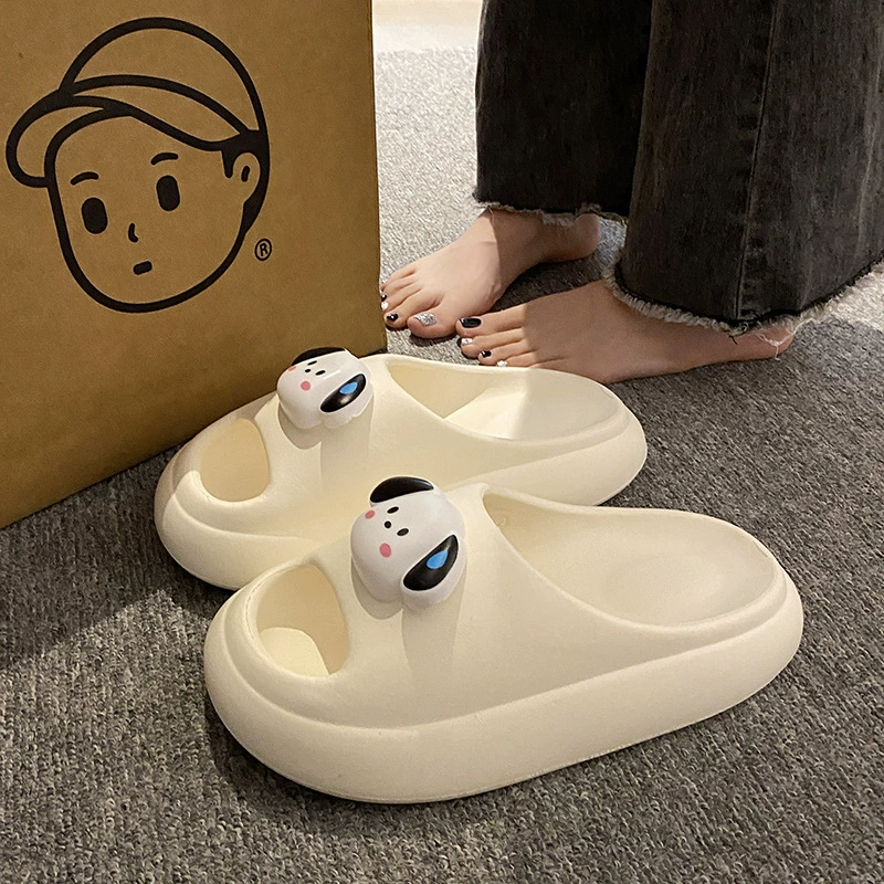 Парные тапочки из ЭВА с эффектом шага по калу, подходят для мужчин и женщин, для летнего использования на улице, для дома и ванной, нескользящие, устойчивые к запахам, долговечные сандалии для женщин.