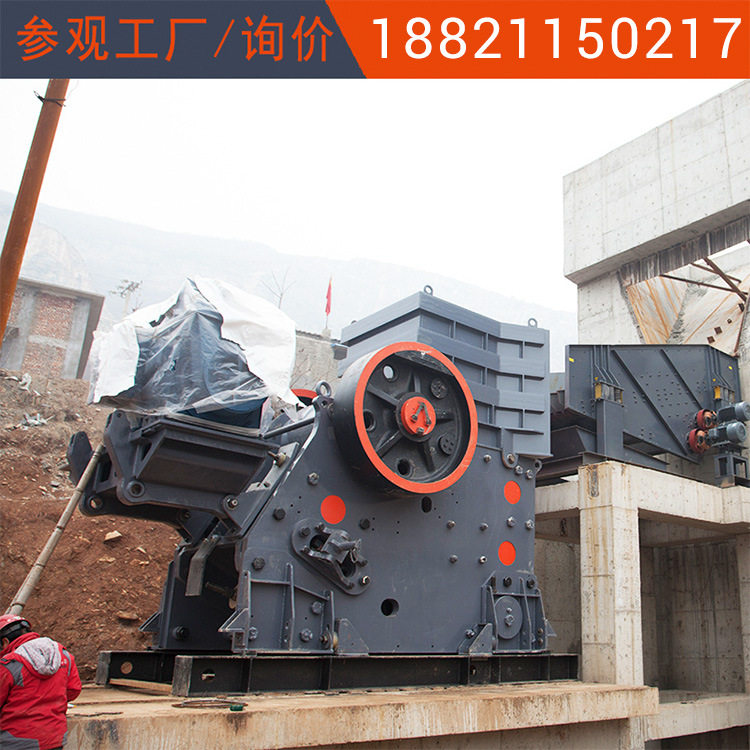 上海世邦pe600 900颚式破碎机 碎石生产线流程