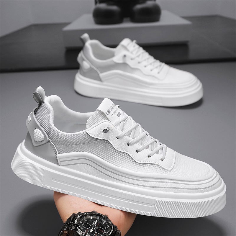 Zapatos de hombre de primavera y verano 2025 nuevo estilo simple tendencia de moda diaria cuatro estaciones todo-fósforo casual y cómodo zapatillas de deporte para hombre