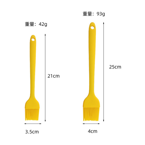 Wholesale Silicone Oil Brushes BBQ Brushes Kitchen Tools All-in-One Silicone Brushes BBQ Brushes Simple Multicolor